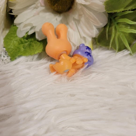 Littlest Pet Shop Authentic LPS #352 Orange Hermit Crab Purple Green Eyes - Picture 8 of 12